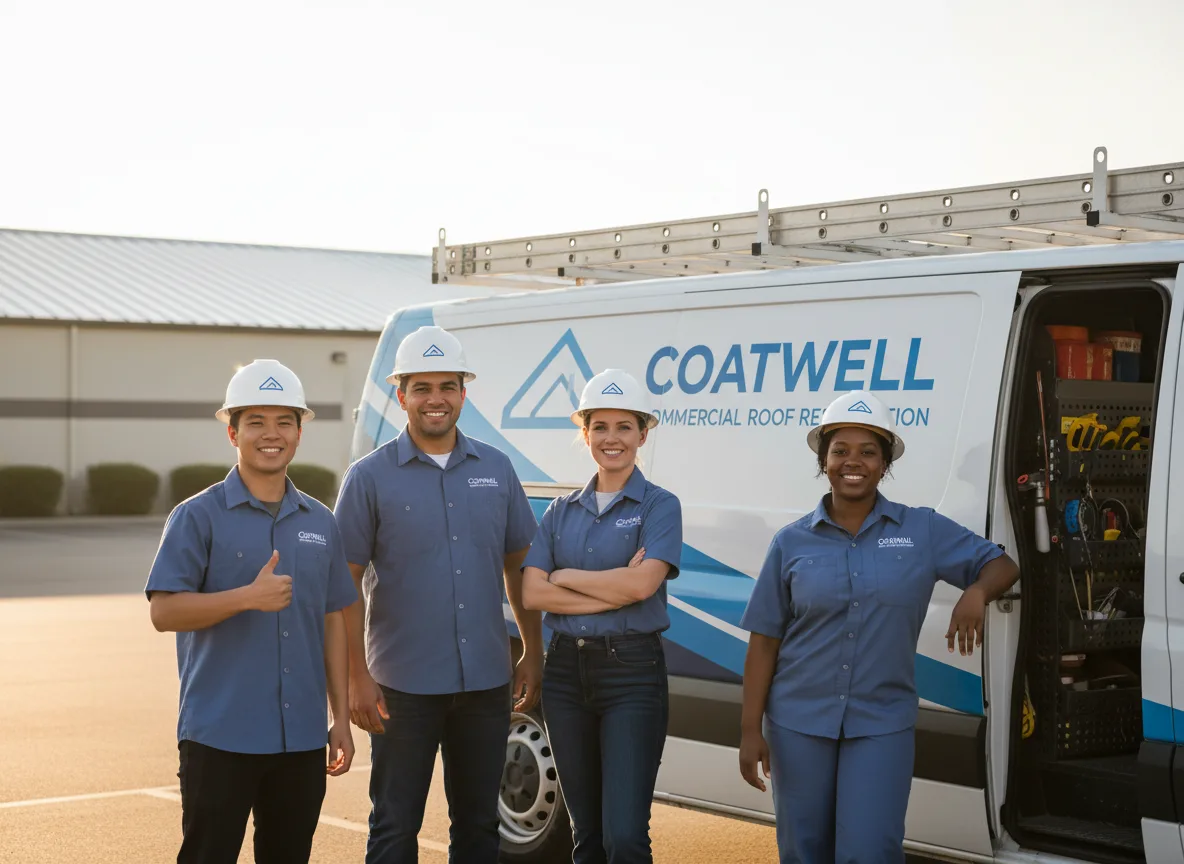 Commercial roof coating company in Caddo, OK
